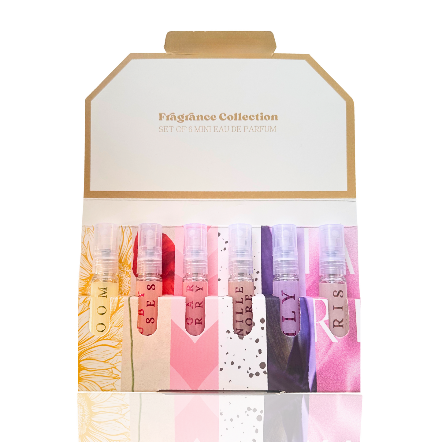 Itari Luxury Women Trial Pack Of 6 X 10Ml Pocket Perfumes Fragrance Mix Of Edp, Edt & Edc Long Lasting Perfume Sweet, Floral, Vanilla, Rose & Musky