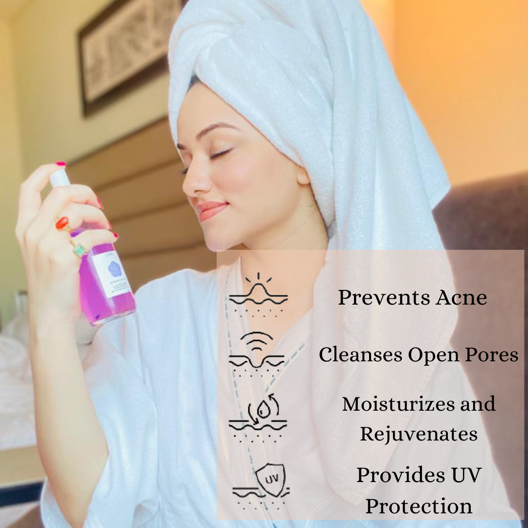 Lavender + Chamomile | Anti-Acne Oil Control Face Toner | All Natural No Fragrances, Alcohol or Toxic Chemicals