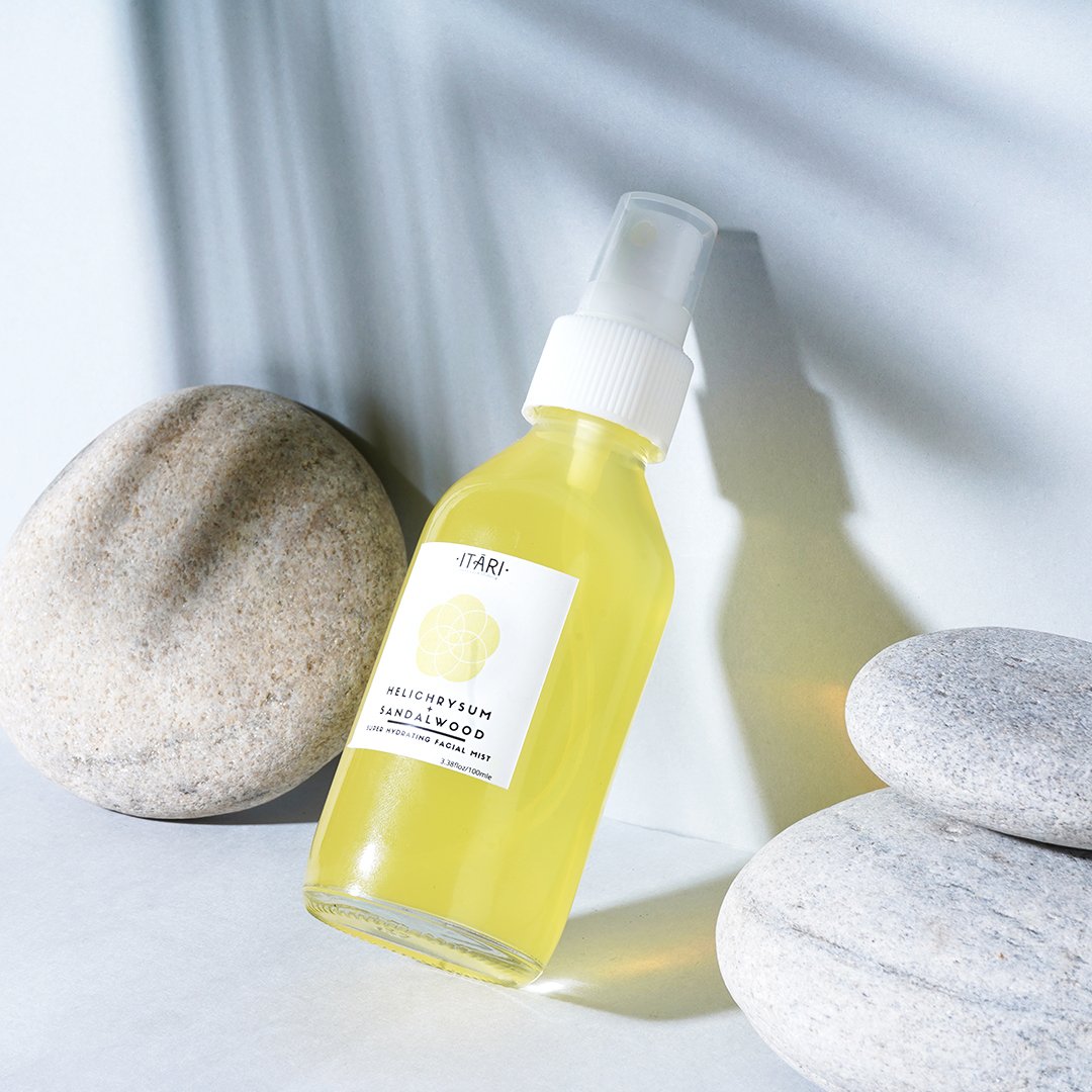 Helichrysum + Sandalwood | Ultra Brightening Facial Toner | All Natural No Fragrances, Silicones or Toxic Chemicals