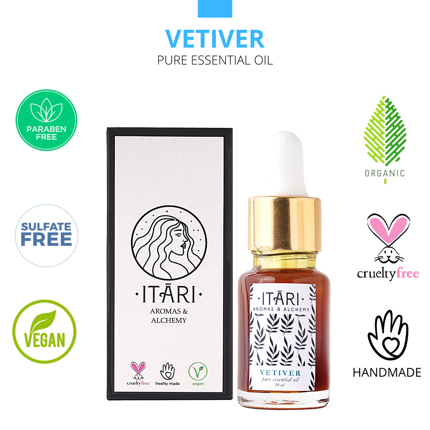 Pure Vetiver Essential Oil
