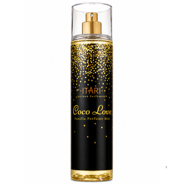 Itari Coco Love Perfume Mist | Rich Vanilla, Chocolate, Cinnamon, White Musk and Amber 150Ml