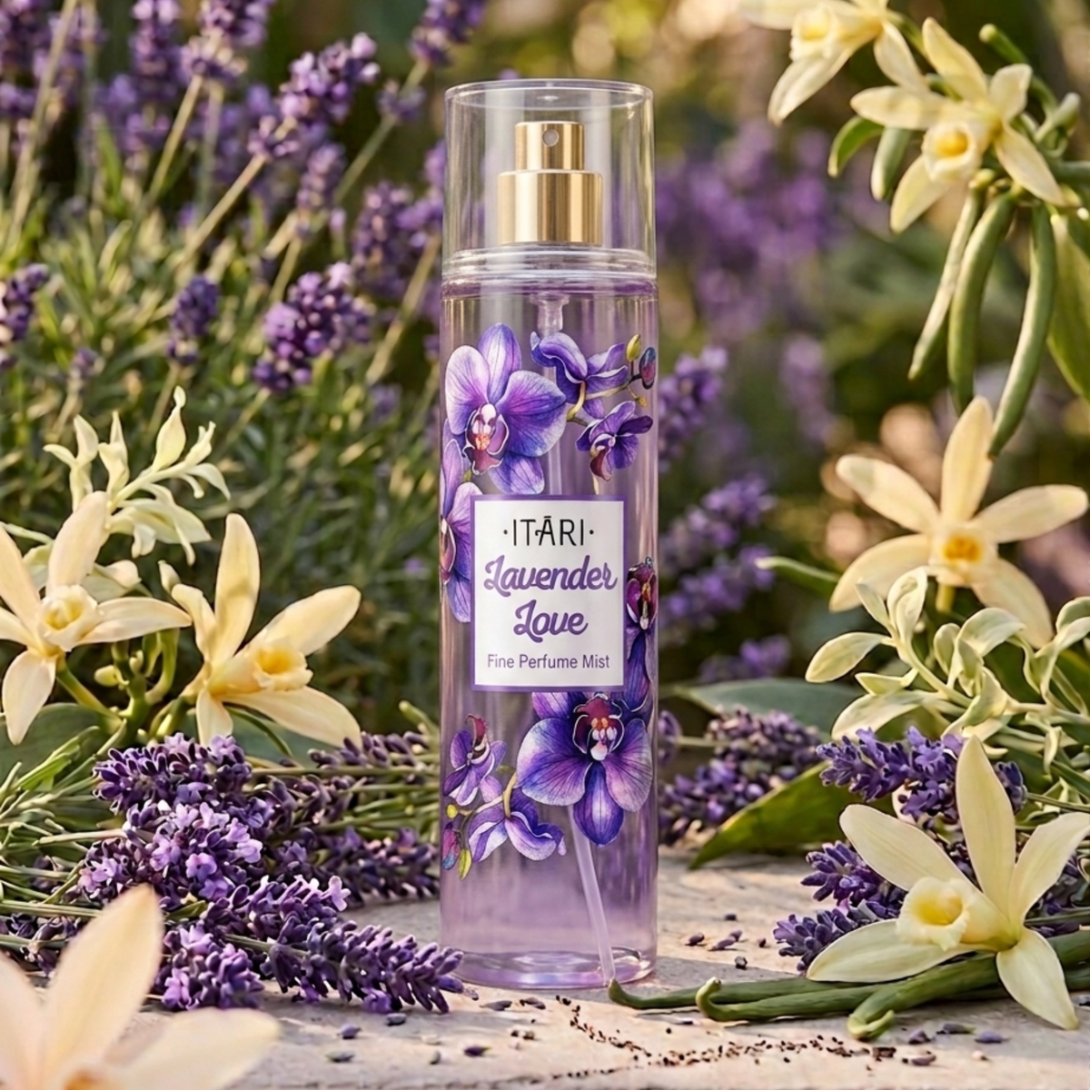 Lavender Love Body Perfume Mist with Notes of Lavender, Orange Blossom & Water Lily 150ml