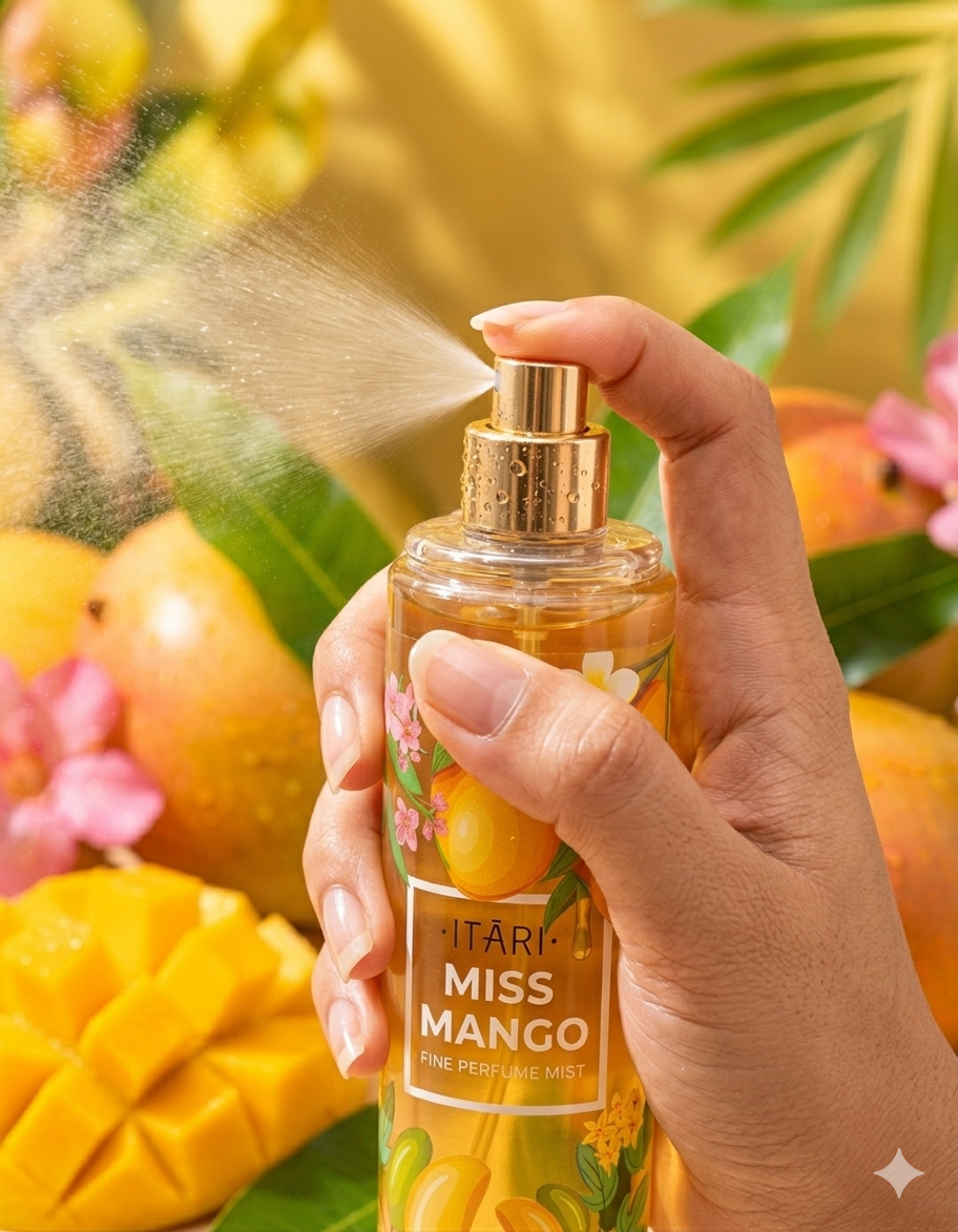 Miss Mango Body Mist for Women With Notes of Juicy Mango, Tangerine and Firangipani 150ML