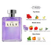 Lily Eau De Parfum For Women With Notes Pink Pepper, Lilac, Jasmine, Geranium, Vanilla, Patchouli & Musk