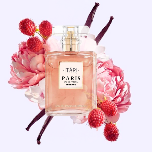 Itari Paris Eau De Parfum Sweet Fruity Floral Feminine Fragrance With Hints of French Vanilla and Rich Amber 110ML