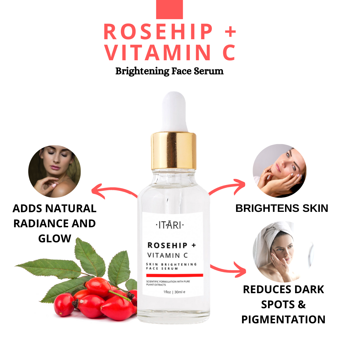 Rosehip + Vitamin C (20%) Brightening Facial Serum