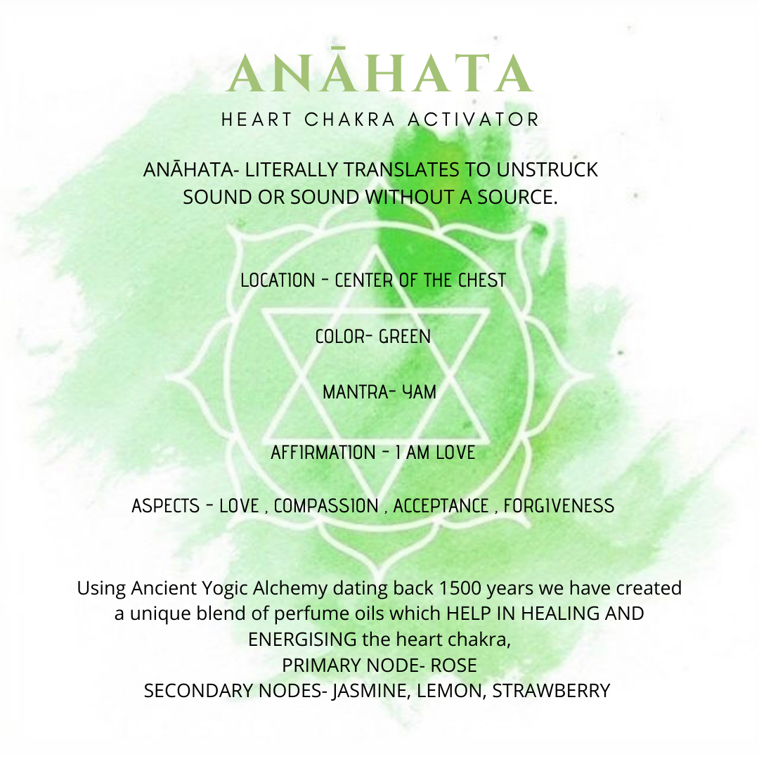 Anāhata | Gateway to Bliss & Ecstasy | Huille De Parfum