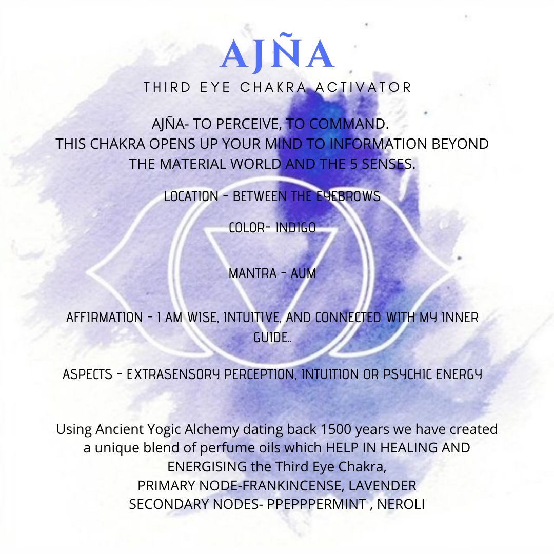 Ajña | Experience Beyond The Senses | Huille De Parfum