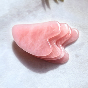 Queen Rose Quartz Gua Sha With Certificate