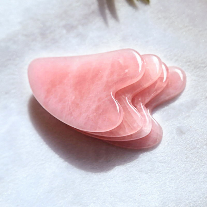 Queen Rose Quartz Gua Sha With Certificate