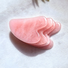 Load image into Gallery viewer, Queen Rose Quartz Gua Sha With Certificate
