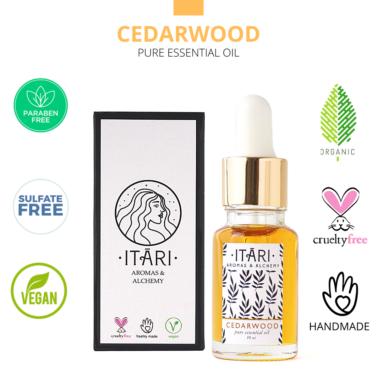 Pure Cedarwood Essential Oil