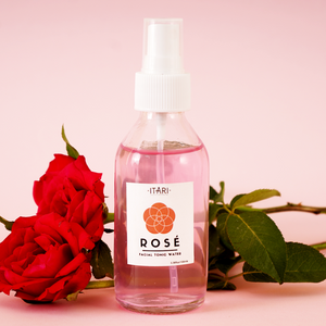 Rosé Face Toner Mist | Enriched With Hyaluronic Acid and Vitamin B3 | All Natural No Fragrances, Silicones or Toxic Chemicals
