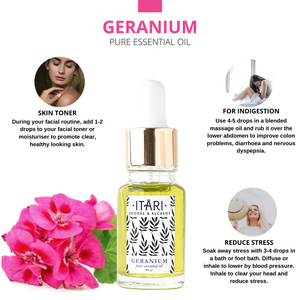 Pure Geranium Essential Oil