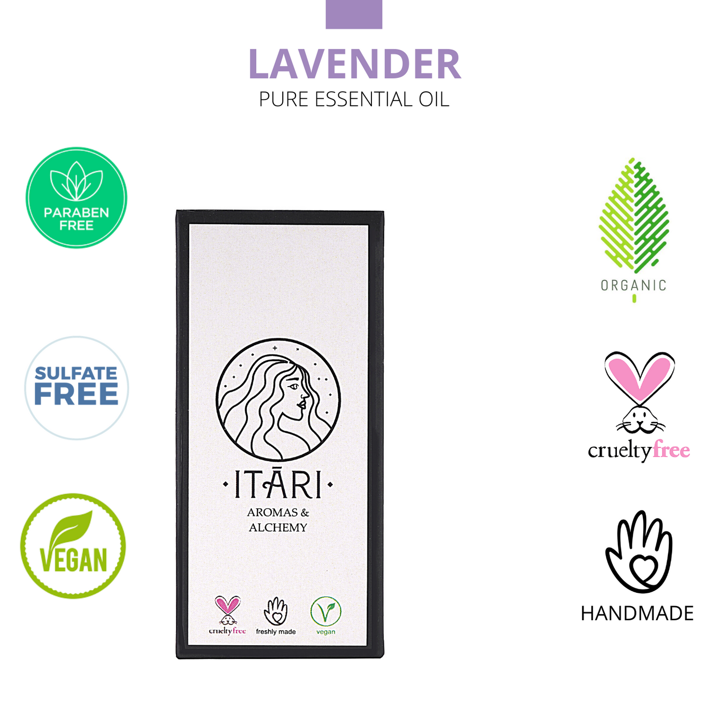 Pure Lavender Essential Oil | 100% Natural Therapeutic Grade Eco Certified