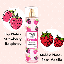 Load image into Gallery viewer, Crush - Strawberry &amp; Raspberry Body Perfume Mist | 150ml
