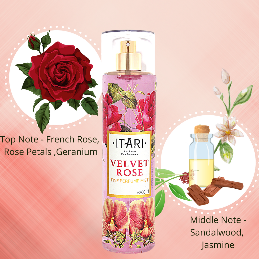 Velvet Rose - Body Perfume Mist | 200ml