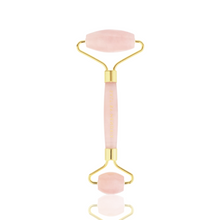 Load image into Gallery viewer, The Rose Quartz De-Puffing Face Roller With Certificate
