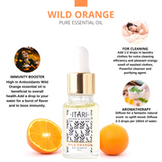 Pure Wild Orange Essential Oil | 100% Natural Ingredients Only No Petroleum Jelly