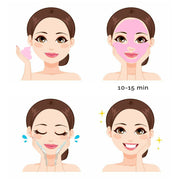 French Pink Soufflé Clay Exfoliating Floral Mask | No Parabens, No Silicones, No Added Fragrance | 150gms