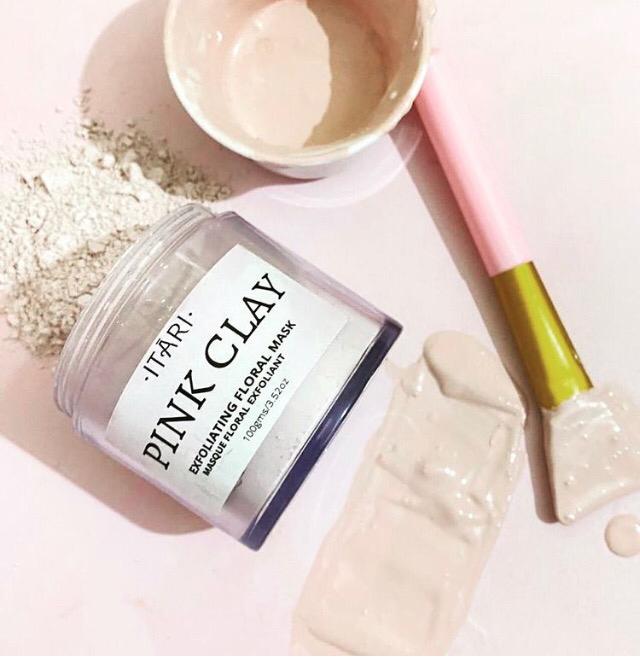 French Pink Soufflé Clay Exfoliating Floral Mask | No Parabens, No Silicones, No Added Fragrance | 150gms